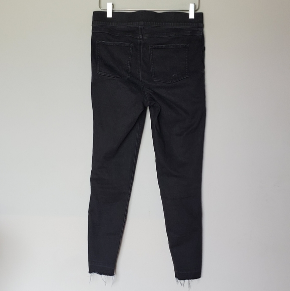 SPANX Vintage Distressed Ankle Skinny Jeans Black M - Picture 8 of 10